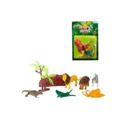 Animais Sevagens Etitoys com 8 Peças