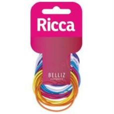 Elástico Para Cabelo Ricca Cores Sortidas 2Mm