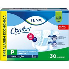 Fralda Geriátrica Tena Confort Unissex Tamanho P com 30 Unidades