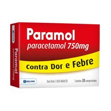 Paramol Belfar 750mg com 20 comprimidos