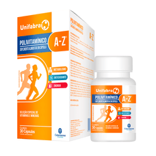 Polivitaminico Unifabra A-Z com 30 cápsulas