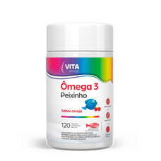Ômega 3 Vita Clinical Kids Peixinho 800mg com 120 cápsulas
