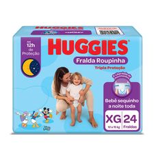 Fralda Huggies Disney Roupa Tripla Mega XG 24 Unidades