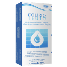 Colírio Teuto solução Oftomologico gotas frasco 20ml