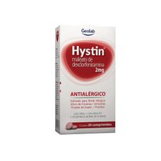 Hystin Geolab 2mg com 20 comprimidos
