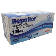Repoflor Legrand 100mg com 12 cápsulas