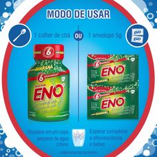 Sal de Fruta Eno Guaraná 2,28g+ 0,49g+ 2,17g 100g