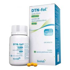 Dtn-Fol Biolab 400mcg/10mg com 90 cápsulas