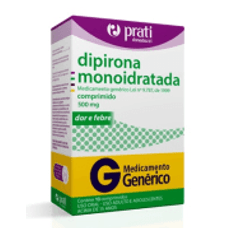 Dipirona Sódica Prati 500mg 10 comprimidos
