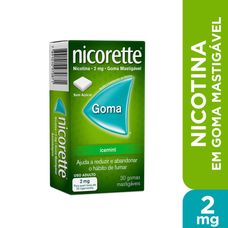 Nicorette Mint Johnson & Johnson Farma 2mg com 30 Gomas mastigáveis