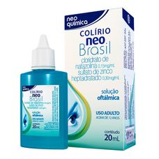 Colírio Neo Brasil 0,15mg/ml+ 0,30mg/ml solução Oftomológica 20ml