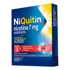 Niquitin Perrigo Do Brasil 7mg com 7 Adesivos Transparentes de Liberação Prolongada