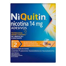 Niquitin Perrigo Do Brasil 14mg com 7 Adesivos Transparentes de Liberação Prolongada