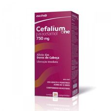 Cefalium One Ache 750mg com 20 comprimidos revestidos