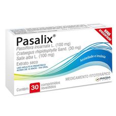 Pasalix Marjan 100mg+ 30mg+ 100mg com 30 comprimidos