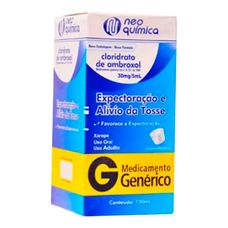 Cloridrato de Ambroxol Neo Quimica 6mg xarope Adulto 120ml
