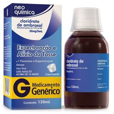 Cloridrato de Ambroxol Neo Quimica 6mg xarope Adulto 120ml