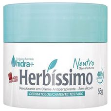 Desodorante creme Herbissimo Sem Perf 55g