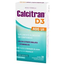 Calcitran D3 Divcom 600mg com 30 comprimidos