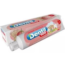 Creme Dental Dentil Baby Morango Sem Flúor Com Xilitol 50g