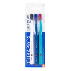 Escova Dental Curaprox Ultra Soft Sensitivi Adulto com 3 Unidades