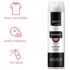 Desodorante Above Invisible Woman Aerossol 150ml/90g