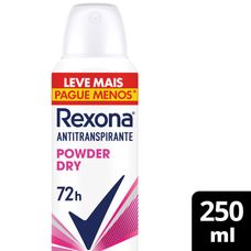 Desodorante Rexona Powder Dry 72H Leve Mais Pague Menos Aerossol 250ml