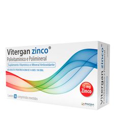 Vitergan Zinco Pl Marjan com 30 comprimidos revestidos