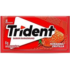 Chiclete Trident Morango