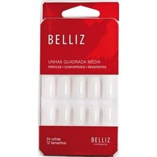 Unhas Belliz Quadrada Média