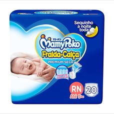 Fralda Mamypoko Fralda-Calça Regular Tamanho Rn Descartavel com 20 Unidades