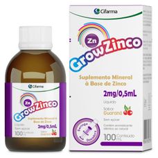 Growzinco Cifarma Sabor Guaraná  2mg/0,5ml solução com 100ml