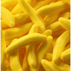 CAIXA FINI BALA GELAT BANANAS 90G - 12 UNID