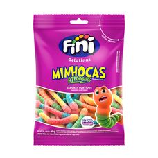 Balas de Gelatina Fini Minhocas Cítricas Sortidas 100g