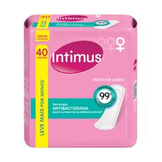 Absorvente Intimus Diário Antibacteriana com 40 Unidades