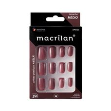 Unhas Postiças Macrilan Médio Avelã