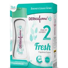KIT DERMAFEME FRESH FR 2 X 200 ML