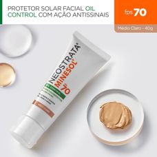 Protetor Solar Neostrata Minesol Oil Control Médio Claro Fps 70 De 40g