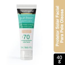 Protetor Solar Facial Neutrogena Sun Fresh Derm Care Pele Clara Fps 70 40g