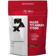 Massa Max Titanium 17500 Sabor Chocolate 3Kg