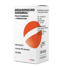 Organoneuro Cerebral Gross com 25 drágeas