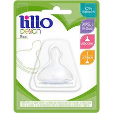 Bico Mamadeira Lillo Ortodôntico Silicone Tamanho 1