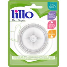 Bico Mamadeira Lillo Super Silicone com 1 Unidade