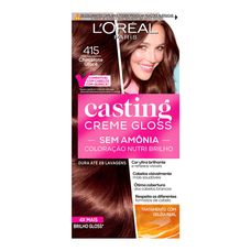 Tintura Casting creme Gloss Loréal 415 Chocolate Glacê