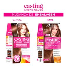 Tintura Casting creme Gloss Loréal 600 Louro Escuro
