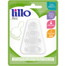 Bico Mamadeira Lillo Ortodôntico Silicone Tamanho 2