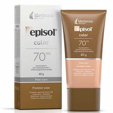 Protetor Solar Mantecorp Episol Color Tom 2 Claro Fps 70 40ml