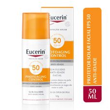 Protetor Solar Eucerin Sun Facial Fluido Anti-Idade  Fps50 50ml