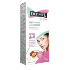 creme Depilatório Depimiel Sensitive Facial Sistema A + B 45g