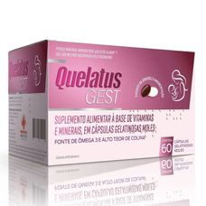 Quelatus Gest Momenta com 60 cápsulas